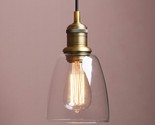 Vintage Industrial Vanity Pendant Lamp, 1-Light Single Head Hanging Semi... - $91.99