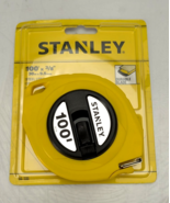 Stanley Long Tape Measure 3/8 Steel Long Tape 100ft Yellow 34106 Steel P... - $333.55 MXN