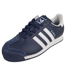 Adidas Originals SAMOA J Blue White G21252 Casual Sneakers Size 5 Y = 6.5 Women - £55.06 GBP