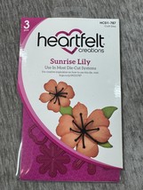 Heartfelt Creations Sunrise Lily Craft Dies 3pcs HCD1-787 Scrapbooking C... - $29.69