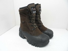 Rocky Men&#39;s 10&quot; Jasper Trac 200G Insulated Waterproof Boots Black/Brown Size 7M - £45.83 GBP