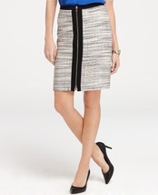 Ann Taylor Women&#39;s Skirt Metallic Tweed Zipper Front Fully Lined Size 12 NWOT - £33.43 GBP