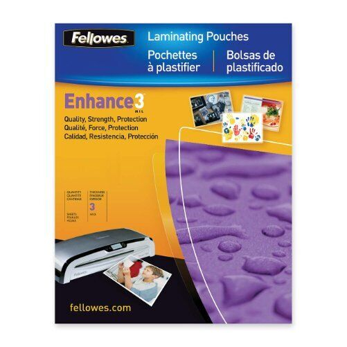 Fellowes 5221501 LAMINATING SHEETS SELF ADHESIVE 9X12 3MI - $32.78