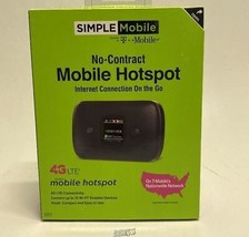 Simple Mobile Moxee 4G LTE Prepaid Mobile Hotspot Locked Black 256MB - £52.28 GBP