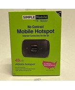 Simple Mobile Moxee 4G LTE Prepaid Mobile Hotspot Locked Black 256MB - £52.30 GBP