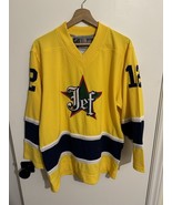 MENS Medium Jef United #12 Team Official Equipment &quot;Win By All!&quot; Hockey ... - $47.17 CAD