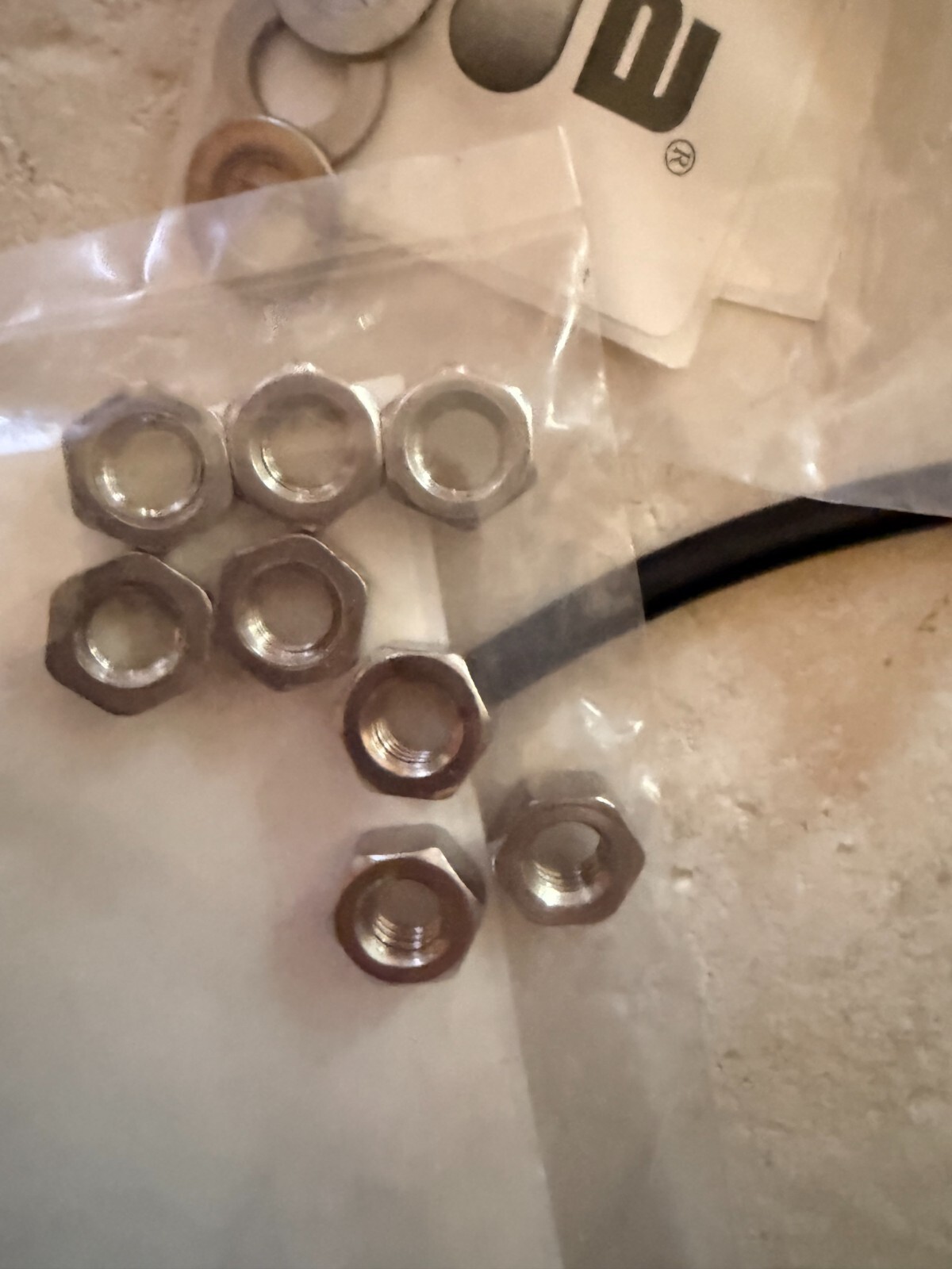 NEW OEM LOT of 8 Yamada Double Air Diaphragm Pump Nut M8 x 1.25 10/20 68... - $28.49