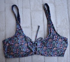 L*Space Liberty J&#39;adore Romi Pull Over LACE-UP Front Bikini Top (M) $125 - £44.77 GBP