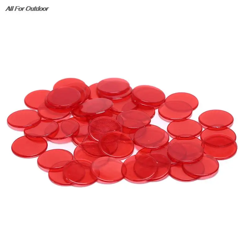 100pcs Count Bingo Chips Markers for Bingo Game Cards  Plastic Bingo Chips for C - £80.19 GBP