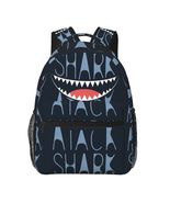 shark smile face school backpack  bookbags mouth schoolbag for boys girl... - £21.17 GBP