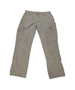 Men&#39;s Carhartt Work Pants 35/32 Reinforced Rugged Flex RipStop Relaxed Fit  - $45.49