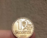 1 Peseta 1937 Good Grade - $12.00