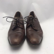 Shoes Heels Lauren Ralph Lauren Brown Leather Upper Sz 7B Lexi - £18.04 GBP