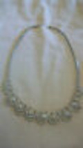 Vintage Austrian Crystal Necklace 15.5&quot; Long - £80.84 GBP