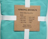Fabric Tablecloth, 60&quot;x84&quot; Oblong, (6-8 people) SOLID AQUA COLOR, SD - $21.77
