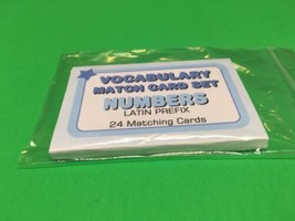 Vocabulary Numbers - Latin Prefix - Learning Flash Cards For Kids - Educational - £6.72 GBP