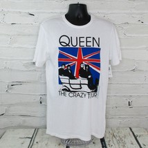 Bravado Mens Large Queen The Crazy Tour Graphic T-Shirt Classic Rock Union Jack - £12.89 GBP