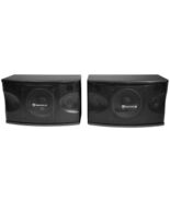 Pair Rockville KPS80 8" 3-Way 800 Watt Karaoke/Pro Speakers+Wall Brackets - $99.99