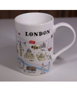 Alice Tait London Map Coffee or Tea Mug 2008 Porcelain Big Ben Buckingha... - $289.06 MXN