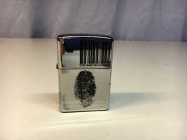 2009 Zippo Cigarette Finger Print Design Lighter Bradford Pa Made In USA - £19.87 GBP