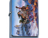 Wizards Witches &amp; Warlocks D1 Flip Top Dual Torch Lighter Wind Resistant - $16.78
