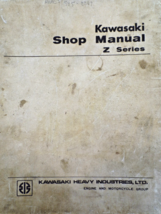 Kawasaki Z Series Factory Shop Service Manual Copyright 1972 OEM - £19.63 GBP