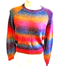 Medium NEW Steve Madden Womens Sweater BB Dakota Sweater Ombre Stripes O... - £25.58 GBP