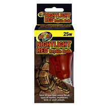Zoo Med Nightlight Red Reptile Bulb 25 watt Zoo Med Nightlight Red Repti... - £14.53 GBP