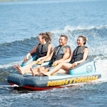 BOAT TUBE FOR WATER TUBING 3 THREE PERSON TOWABLE TUBE FOR BOATING TOW T... - $289.99