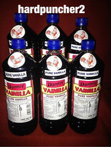 12 Total (6 dark 6 clear) Bottles Danncy Mexican Vanilla One Liter Bottles - £100.60 GBP