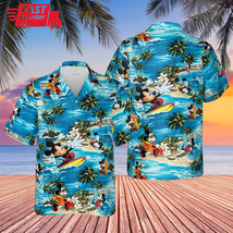 Disney Mickey Mouse Hawaiian Shirt, Mickey Mouse Hawaiian Shirt Summer Button Up - £8.23 GBP+