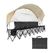 VEVOR Folding Bench, 6 Seat Soccer Bench, Lightweight Sideline Seating, ... - $138.73 CAD