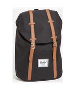 Herschel Supply Co. &quot;Retreat&#39; Little America Backpack, Black\Brown NWT - $1,651.97 MXN