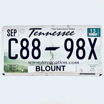 2013 United States Tennessee Blount County Passenger License Plate C88 98X - £13.13 GBP