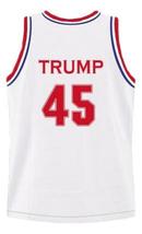 Donald Trump #45 Team USA Basketball Jersey New Sewn White Any Size image 5