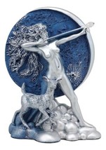 Oberon Zell Greek Goddess Of The Hunt Moon Diana Drawing Bow And Arrow Statue - £24.38 GBP