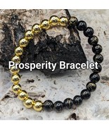 UBU Expression Unlimited Bracelet &quot;Prosperity&quot; Black Stone &amp; Gold Filled... - £29.37 GBP