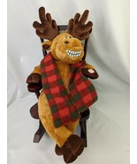 Dan Dee Reindeer Plush Animated Music Grandma Got Run Over Works Stuffed... - $25.95