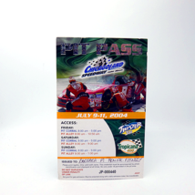 NASCAR 2004 Busch &amp; Nextel Cup Series PIT PASS Ticket Stub Chicagoland S... - $348.46 MXN