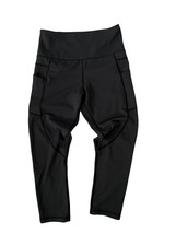 ZYIA ACTIVE Women Leggings Black Cropped Skinny Athletic Activewear Pant... - $23.99