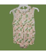 Nichole Miller Pink Florel Jump Suit with Ruffles size 18 Months - $247.47 MXN