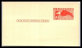 1949 US Postal Card - UXC1 4c Air Mail, Eagle In Flight, Unused U6 - £2.21 GBP