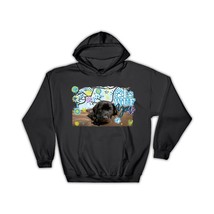 Black Ladrador Puppy : Gift Hoodie Dog Pet Animal Floral Graphics Cute Sweet - £28.76 GBP