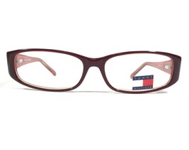 Tommy Hilfiger TH3053 BU Eyeglasses Frames Red Rectangular Full Rim 54-1... - $37.19