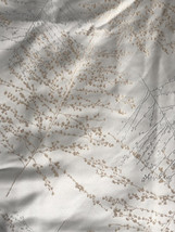 Waterford Linens Luxury Frosted Branches Christmas Tree Skirt 54&quot; Ivory Gold - £85.07 GBP