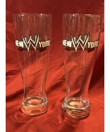 WWE New York Times Square Pint Glasses Set of 2 – Rare Wrestling Collect... - $61.24 CAD