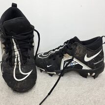 Nike Alpha YOUTH SIZE 2Y Football Cleats Black CV0583-001 Fast Flex   - $15.83