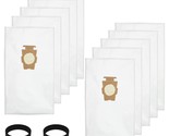 10 Pack Vacuum Cleaner Dust Bags And 2 Belts Compatible With 204811, 204... - $35.99