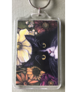 Large Cat Art Keychain - Lenny - £6.49 GBP