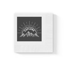 Soft White Coined Napkins for Personalized Printing - Smooth Texture and... - $41.20+
